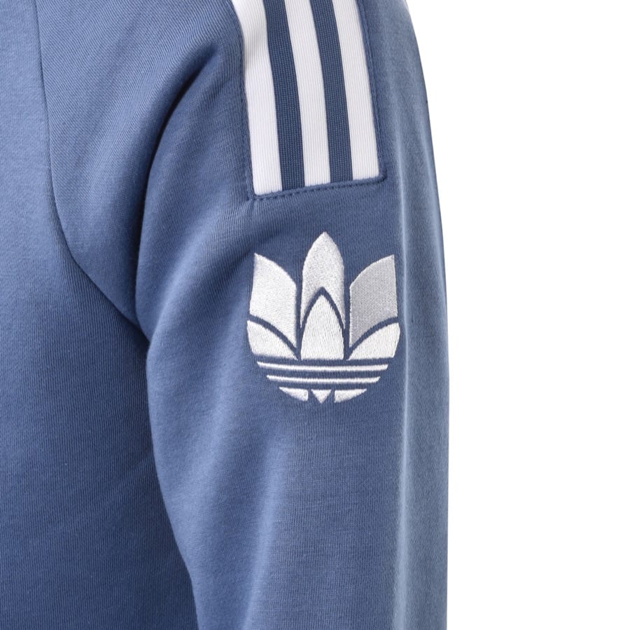 Alternative Image for Productadidas Originals 3D Stripe Sweatshirt Blue3